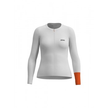 Koszulka rowerowa POC W's Cadence L/S Jersey bia a - S
