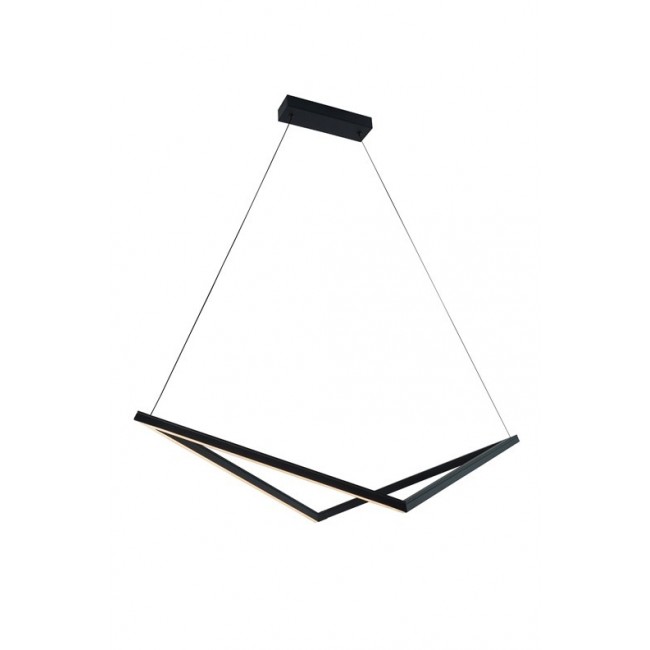 LUMINAIRE PENDANT 32W LED BLACK 1920LM