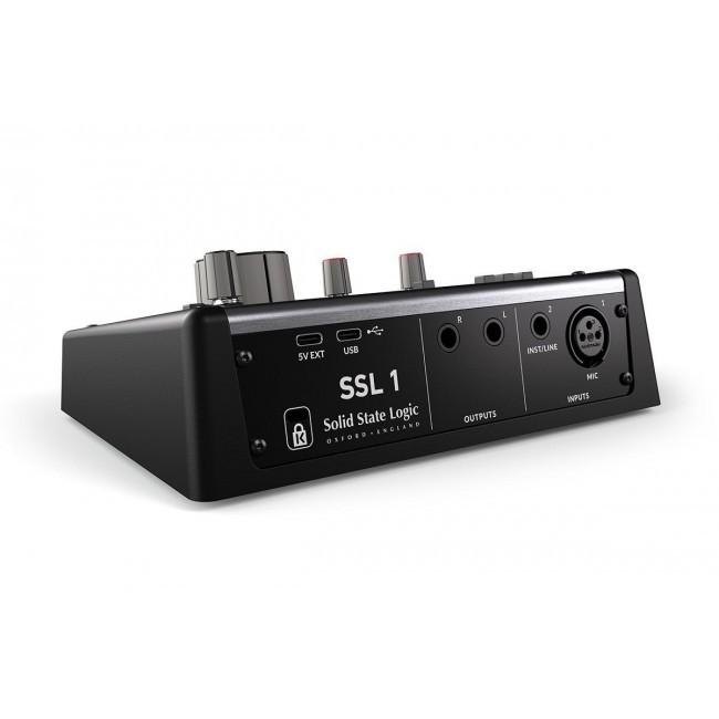 Solid State Logic SSL 1 - USB-C audio interface with 2 inputs and 2 outputs Solid State Logic SSL 1 - USB-C audio interface with 2 inputs and 2 outputs