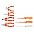 Pliers and screwdrivers set 1000V, 7 pcs.