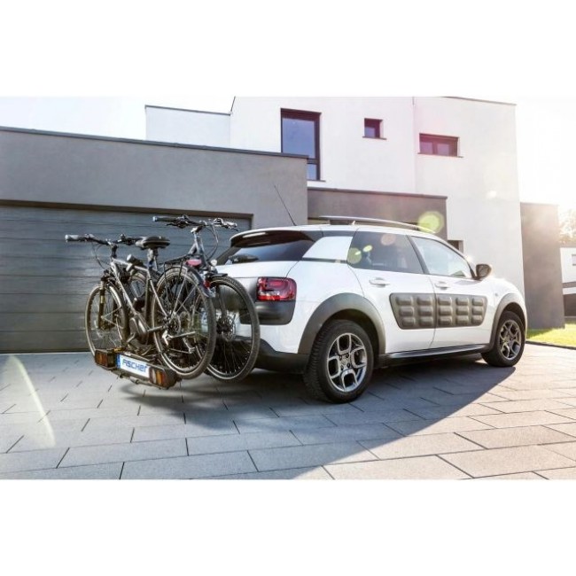 Fischer ProlineEvo 2 car bike rack, holds 2 bikes, 60kg Fischer ProlineEvo 2 car bike rack, holds 2 bikes, 60kg