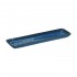 Set of 4 Rectangular Trays Concerto Blu Avio - Navy Blue, 32 x 8 cm