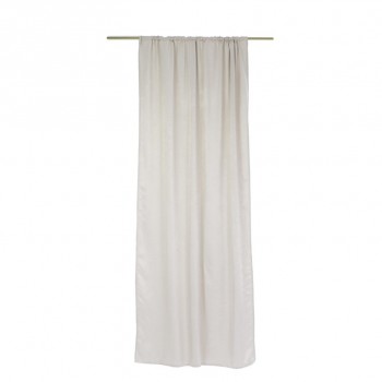 CURTAIN YORK 140X260CM LIGHT GREY/TAPE