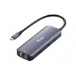Equip USB-C 7-in-1 MST Multifunctional Adapter, Dual HDMI 4K/30Hz, Gigabit Ethernet, 100W USB-C PD, USB-C (5Gbps) x 1, USB-A (5Gbps) x 2