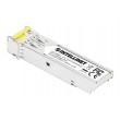 Intellinet Gigabit Fiber WDM Bi-Directional SFP Optical Transceiver Module 1000Base-BX-D (LC) Single-Mode Port, 120 km (75 mi.), BiDi WDM (RX1490/TX1550), MSA-compliant for Maximum Compatibility, Silver