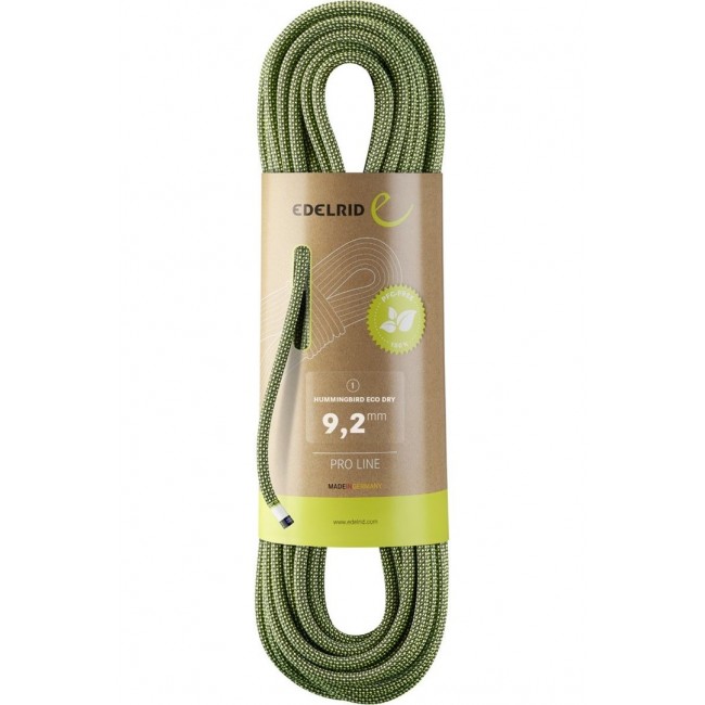 Hummingbird eco dry rope 9,2mm 70m-night-citrus EDELRID Hummingbird eco dry rope 9,2mm 70m-night-citrus EDELRID