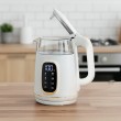 Adler AD 1305WG electric kettle 1.7 L 2200 W Transparent, Gold, White