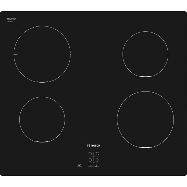 Bosch Serie 2 PUG611AA5E hob Black Countertop 60 cm Zone induction hob 4 zone(s)