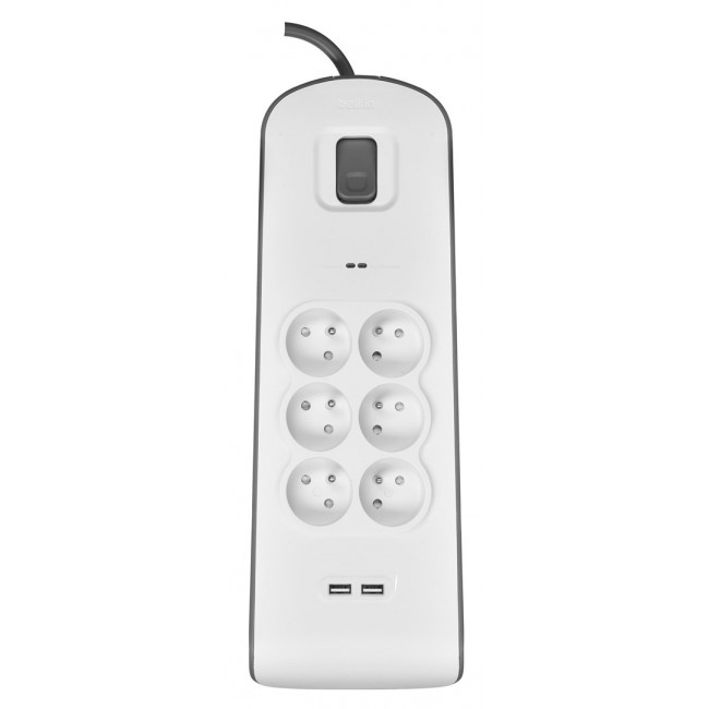 Belkin BSV604ca2m White 6 AC outlet(s) 2 m