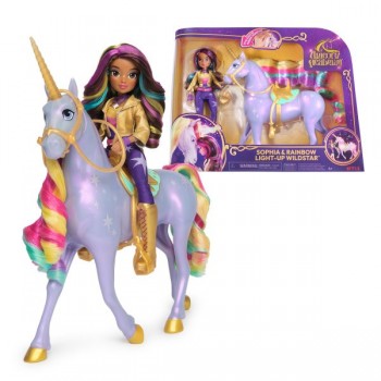 Sophia and Wildstar doll SPIN UnicornAcademy