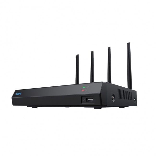 Reolink NVS12W - 12-Channel Wi-Fi 6 NVR, Support Up to 16MP Cam, 5/2.4 GHz Wi-Fi, 2TB HDD, 16TB Storage Capacity, black Reolink NVS12W - 12-Channel Wi-Fi 6 NVR, Support Up to 16MP Cam, 5/2.4 GHz Wi-Fi, 2TB HDD, 16TB Storage Capacity, black