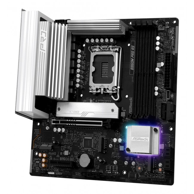 Asrock B860M Pro RS Intel B860 LGA 1851 (Socket V1) micro ATX Asrock B860M Pro RS Intel B860 LGA 1851 (Socket V1) micro ATX