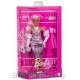 Barbie Deluxe Style Doll 1 in Glossy Pink Barbiecore Dress with Velvet Gloves, Pink Hair Barbie Deluxe Style Doll 1 in Glossy Pink Barbiecore Dress with Velvet Gloves, Pink Hair
