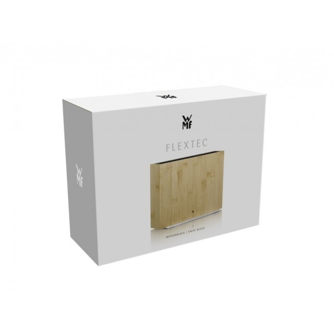 WMF FlexTec Compact bamboe 1893874500 Flex rods knife block Bamboo, Stainless steel Wood WMF FlexTec Compact bamboe 1893874500 Flex rods knife block Bamboo, Stainless steel Wood