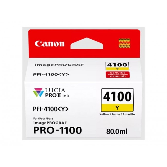 Canon LUCIA PRO II ink cartridge 1 pc(s) Original Standard Yield Yellow Canon LUCIA PRO II ink cartridge 1 pc(s) Original Standard Yield Yellow