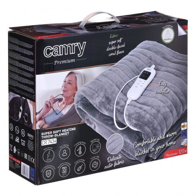 CAMRY CR 7434 ELECTRIC BLANKET CAMRY CR 7434 ELECTRIC BLANKET