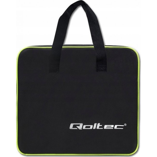 Qoltec Mobile EV Charger with 2-in-1 Type 2 SCHUKO 3.5kW 230V LCD Portable Wallbox 5m