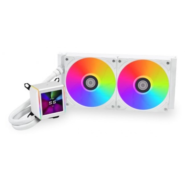 Lian Li GA II LCD Processor Liquid cooling kit 12 cm White Lian Li GA II LCD Processor Liquid cooling kit 12 cm White
