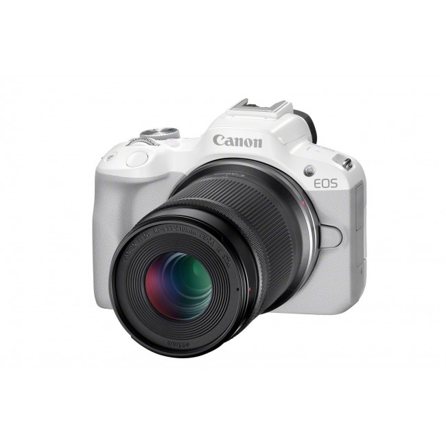 Canon EOS R50, White + RF-S 18-45mm F4.5-6.3 IS STM Kit MILC 24.2 MP CMOS 6000 x 4000 pixels
