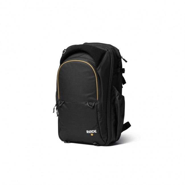R DE backpack Rucksack Black Alcantara, Polyester