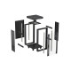 Lanberg FF01-6624-12BL rack cabinet 24U Freestanding rack Black