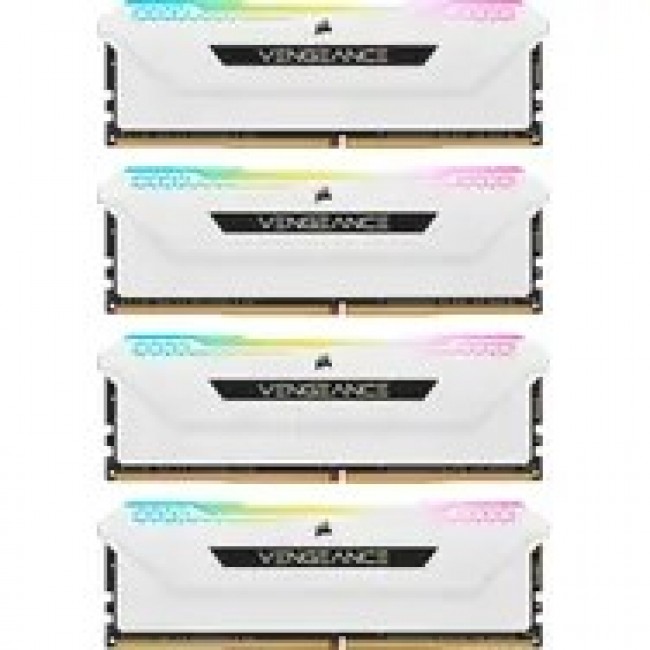Corsair Vengeance RGB Pro CMH64GX4M4E3200C16W memory module 64 GB 4 x 16 GB DDR4 288-pin DIMM Corsair Vengeance RGB Pro CMH64GX4M4E3200C16W memory module 64 GB 4 x 16 GB DDR4 288-pin DIMM
