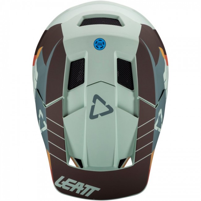 LEATT MTB Gravity 2.0 V25 Full-Face Cycling Helmet Size L mint