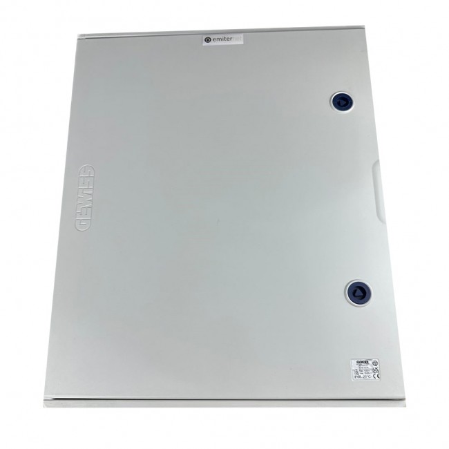Switchgear attached AC hermetic IP66 EMITTER with surge arrester AC Noark type 2, 100A 3F, FR 100A, syg, faz
