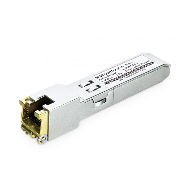 PLANET 2.5GBASE-T SFP Copper RJ45 network transceiver module 2500 Mbit/s PLANET 2.5GBASE-T SFP Copper RJ45 network transceiver module 2500 Mbit/s