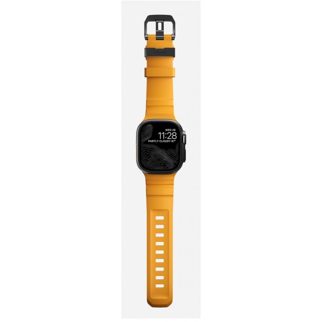 Nomad Rocky Point Band Black Leather, Titanium