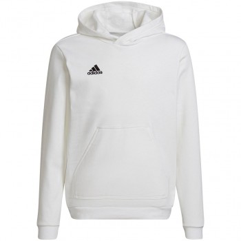 Sweatshirt for kids adidas Entrada 22 Hoody white HG6303 116cm