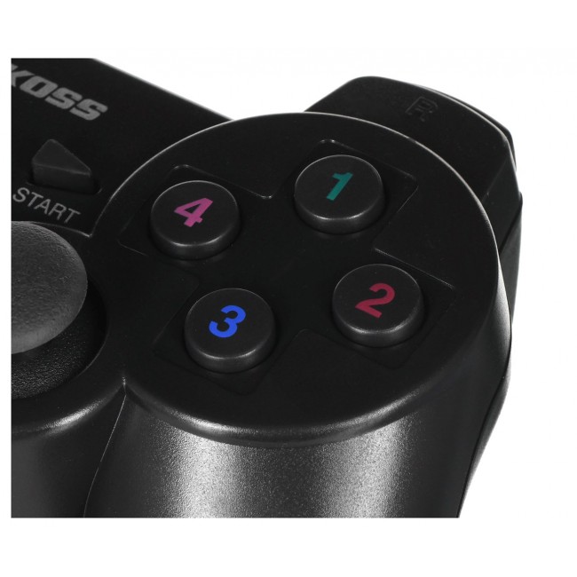Vakoss GP-4705BK Gaming Controller Black RF Gamepad Analogue / Digital PC, Playstation 3
