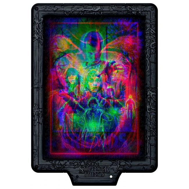 Clementoni The Metamorphic Art Collection - Stranger Things Jigsaw puzzle 520 pc(s) Television/films Clementoni The Metamorphic Art Collection - Stranger Things Jigsaw puzzle 520 pc(s) Television/films