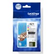 Brother LC-421VAL PagePack 4 pc(s) Original Standard Yield Black, Cyan, Magenta, Yellow Brother LC-421VAL PagePack 4 pc(s) Original Standard Yield Black, Cyan, Magenta, Yellow