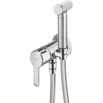 Concealed bidet mixer with bidetta shower head