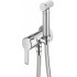Concealed bidet mixer with bidetta shower head