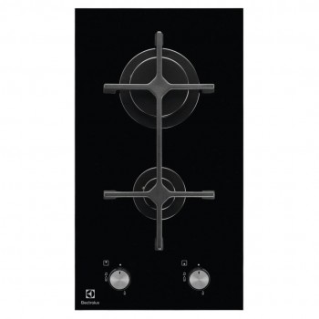 Electrolux EGC3322NVK Black Built-in 29 cm Gas 2 zone(s)