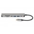 iBox IUH3SL4K notebook dock/port replicator USB 3.2 Gen 1 (3.1 Gen 1) Type-C Power Delivery 100W Silver