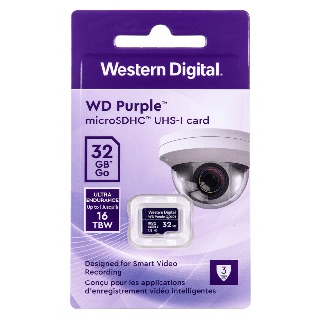 Western Digital WD Purple SC QD101 memory card 32 GB MicroSDHC Class 10