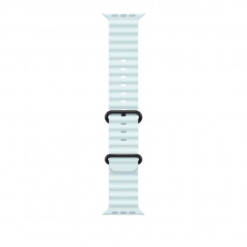 Apple 49mm Ice Blue Ocean Band - Black Titanium Finish
