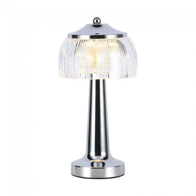 Desk Night Lamp V-TAC 1W LED 26cm USB Charging Dimmable Chrome VT-1048 3000K-6000K 55lm Desk Night Lamp V-TAC 1W LED 26cm USB Charging Dimmable Chrome VT-1048 3000K-6000K 55lm