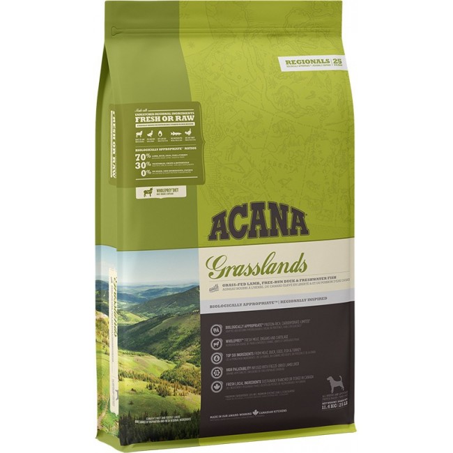 Acana Dog TF Regionals Grasslands 11.4 kg Adult Duck, Egg, Fish, Lamb