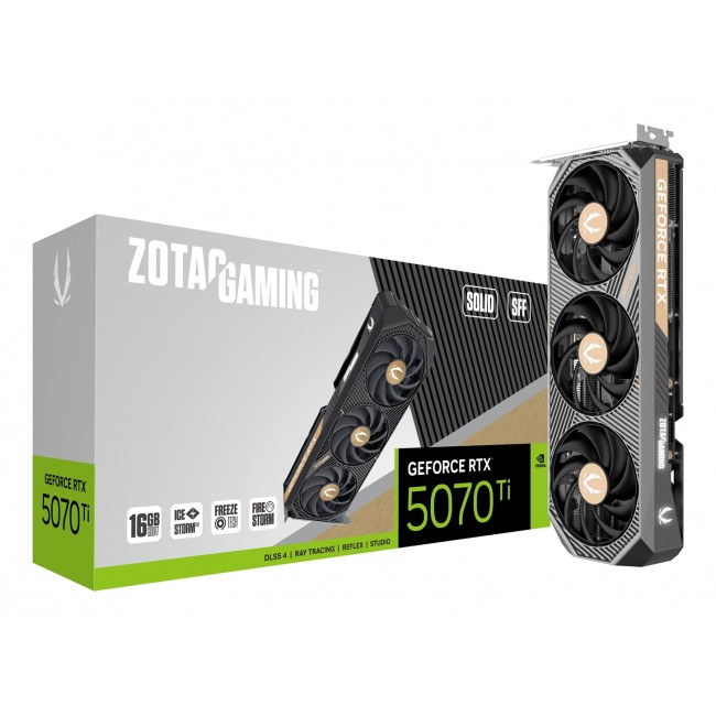 Zotac GAMING GeForce RTX 5070 Ti SOLID SFF NVIDIA 16 GB GDDR7 Zotac GAMING GeForce RTX 5070 Ti SOLID SFF NVIDIA 16 GB GDDR7