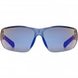 UVEX Equate cycling glasses, black/blue matt/mirror blue
