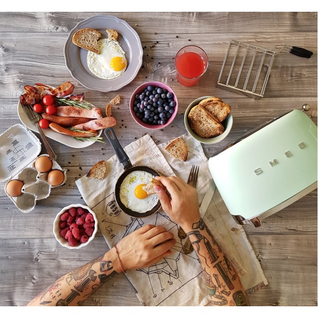 Toaster SMEG TSF01PGEU pastel green