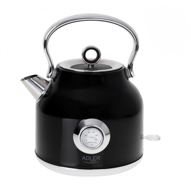 Adler AD 1346B electric kettle 1.7 L 2200 W Black, Metallic Adler AD 1346B electric kettle 1.7 L 2200 W Black, Metallic