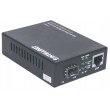 Intellinet Gigabit Ethernet to SFP Media Converter, 10/100/1000Base-Tx to SFP slot, empty