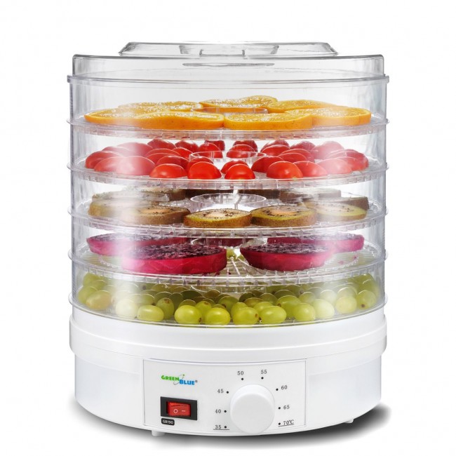 GreenBlue GB190 - 350 W - 5 Separate Compartments - 35 to 70 C GreenBlue GB190 - 350 W - 5 Separate Compartments - 35 to 70 C