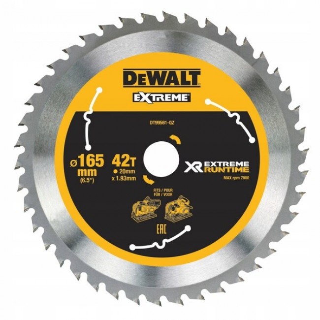 DeWALT DT99561-QZ circular saw blade 16.5 cm 1 pc(s)