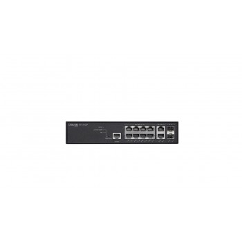 GS-2412P Managed L2+ Gigabit Ethernet (10/100/1000) Power over Ethernet (PoE) Black
